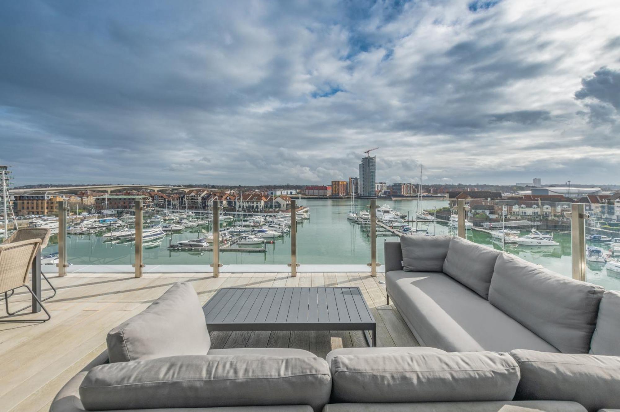 Harbour Hotel & Spa Southampton Quarto foto View from the rooftop